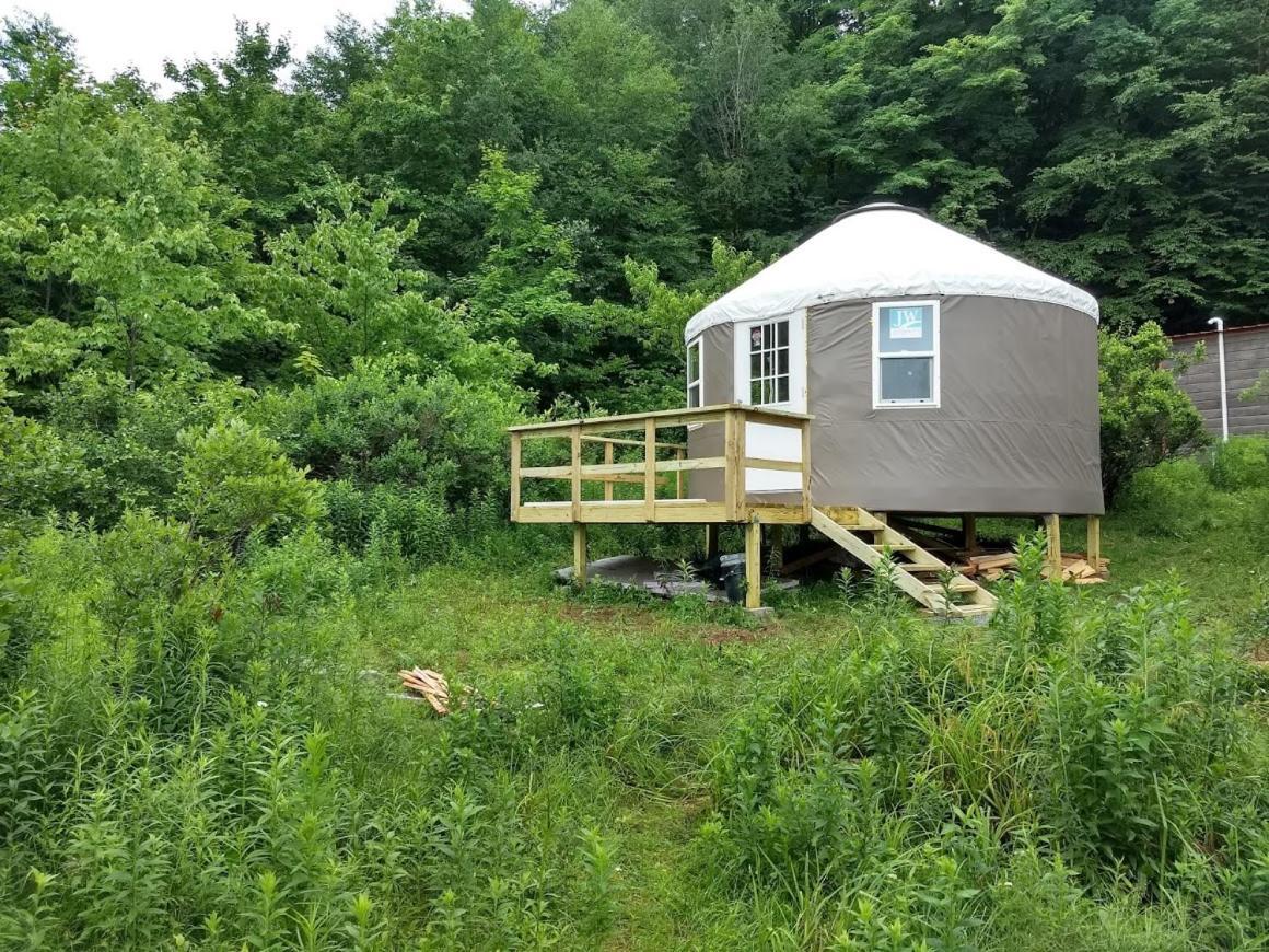 Livingston Manor Yurt Hotel Parksville Exterior foto